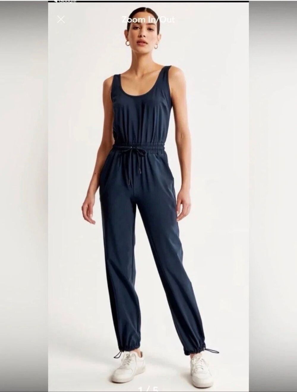 Abercrombie & Fitch Women’s Traveler Black Athletic Jumpsuit Size M